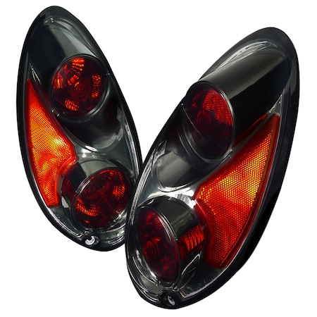 Spec-D Tuning 00-04 Chrysler Pt Cruiser Euro Tail Lightss Smoked Lens LT-PTC01G-APC